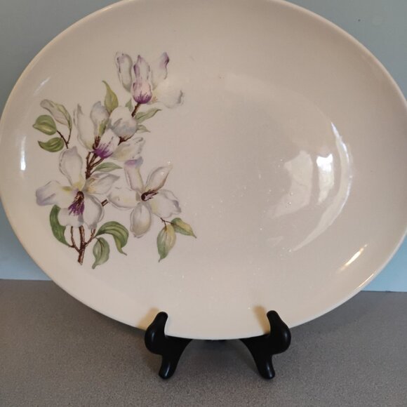 Edwin Knowles Pattern KNO637 MCM Oval Platter 15" - Picture 2 of 4